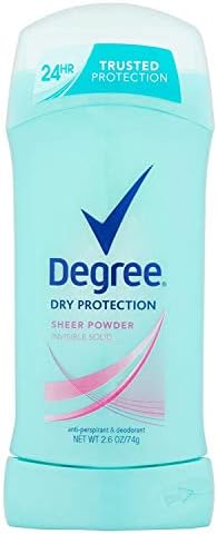 Degree Sheer Powder Antiperspirant Deodorant Stick, 2.6 oz (Pack of 3)