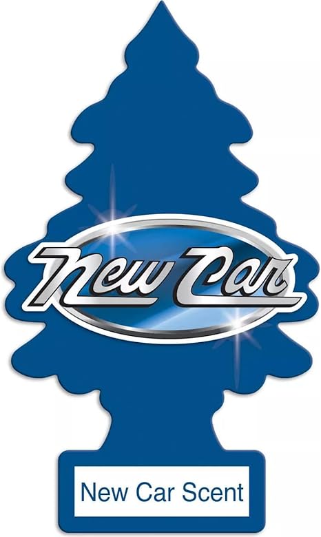 LITTLE TREES Car Air Freshener | Hanging Paper Tree for Home or Car | New Car Scent
