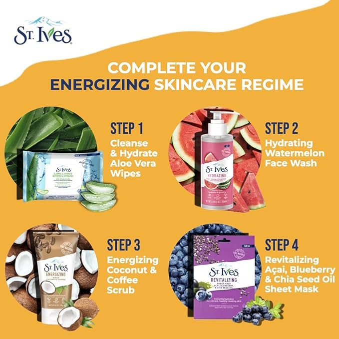 St. Ives Scrub Coconut & Coffee Energizing 6 Ounce