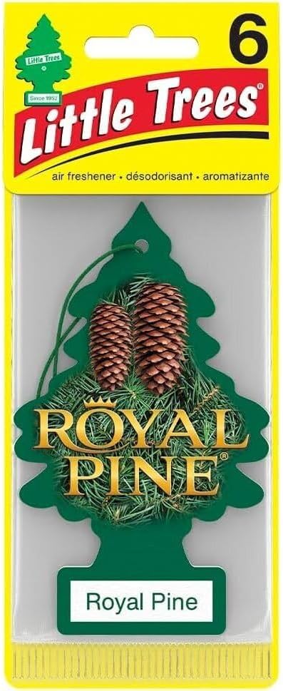 Little Trees Car Air Fresheners – Royal Pine (Pack of 6)