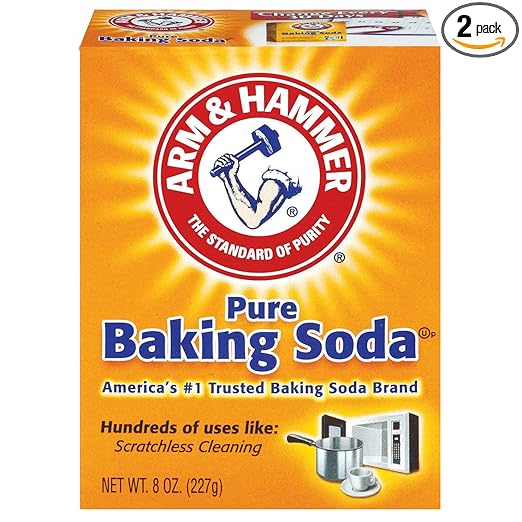 Arm & Hammer Pure Baking Soda – 8 oz (2-Pack)