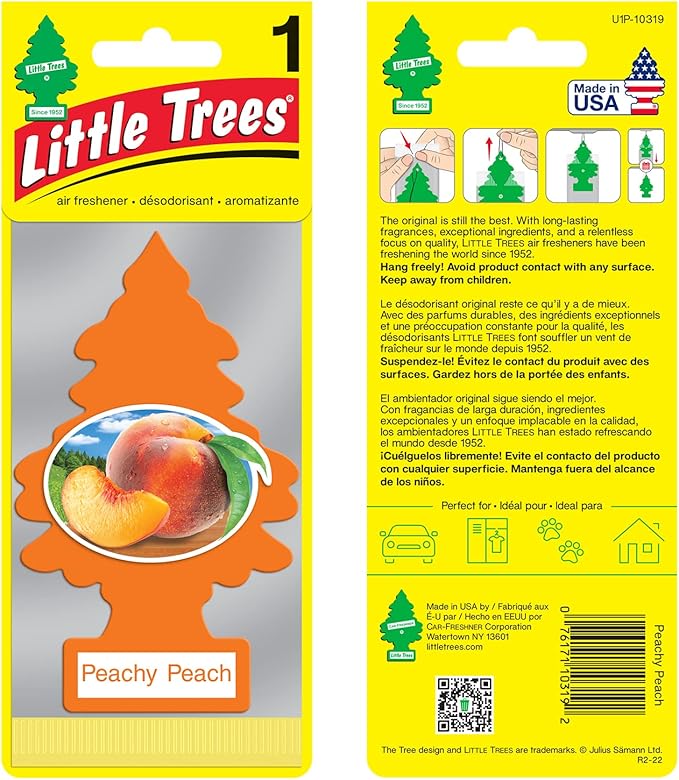 Little Trees Car Air Freshener – Peachy Peach