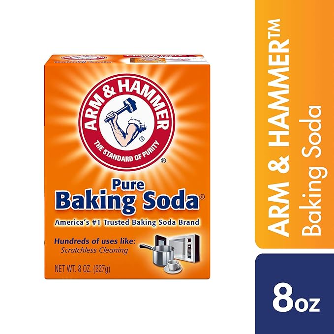 Arm & Hammer Pure Baking Soda – 8 oz (2-Pack)