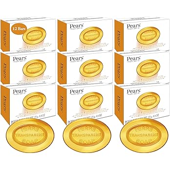 Pears Transparent Glycerin Bar Soap with Natural Oils – 125 g